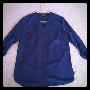 Johnston & Murphy Navy top